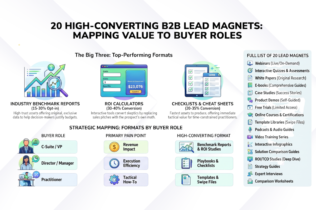 20 High-Converting Lead Magnet Ideas for B2B Businesses