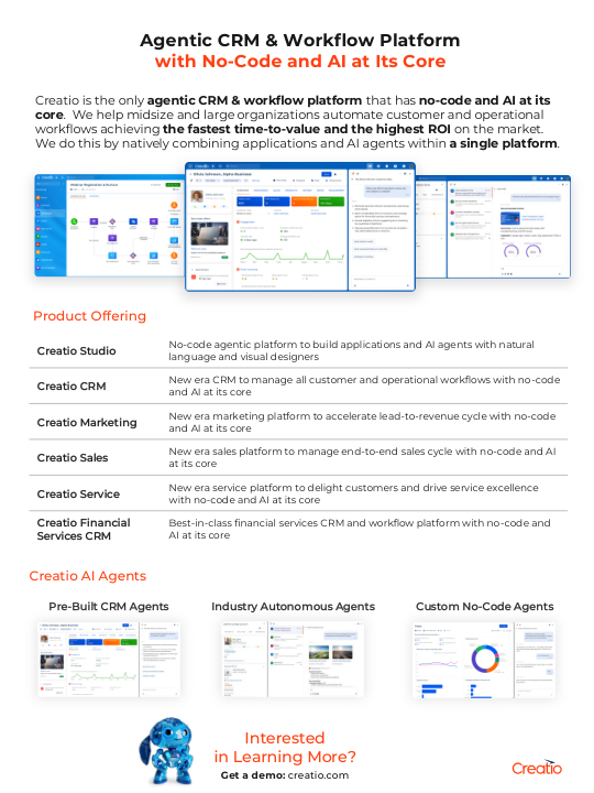 Agentic CRM & Workflow Platform with No-Code and AI at Its Core PDF cover